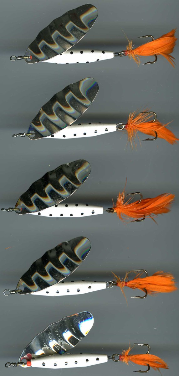 アブ リフレックス 18 G 北海道ではサクラマスの定番って Lure Scan Data