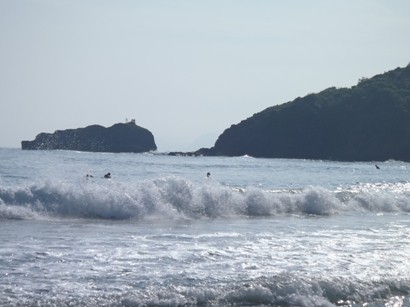 12海水浴 In 小沢見 イカ墨研究所