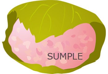 桜餅 フリーイラスト帳 ベクター画像 シルエット素材