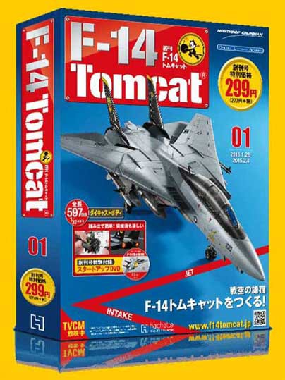 アシェット・コレクションズ ： F-14 Tomcat やっと完成と思ったら