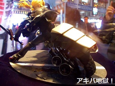 Fate Zero セイバー セイバー モータード キュイラッシェ予約開始 実車バイクもアキバに登場 アキバジゴク