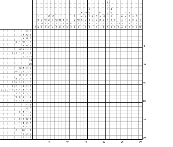 お絵かきロジック問題 カラ松 Ippatsugakiのblog