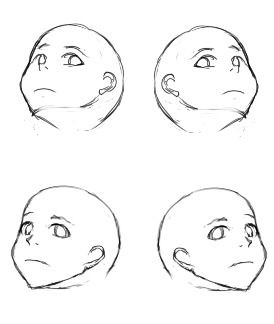 斜めのあおり顔を描いてみる イラストのはなしをしよう