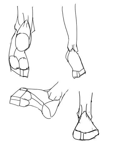 足を描くために2 足の単純化をする イラストのはなしをしよう