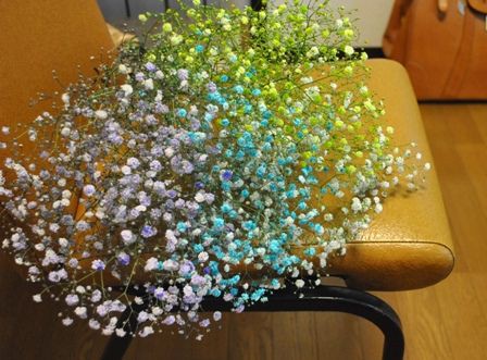 染め色かすみ草 目指せおしゃれインテリア おへやブログ