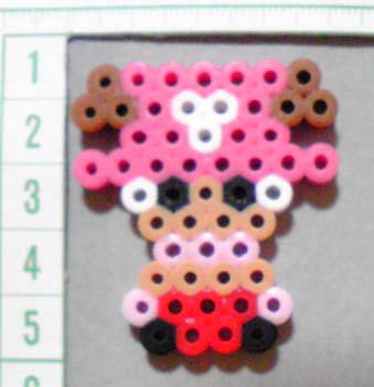 チョッパー アイロンビーズの楽描き 落書き