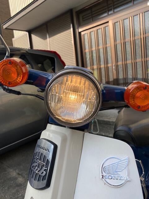 カブのライト 週末はスーパーカブでのんびり