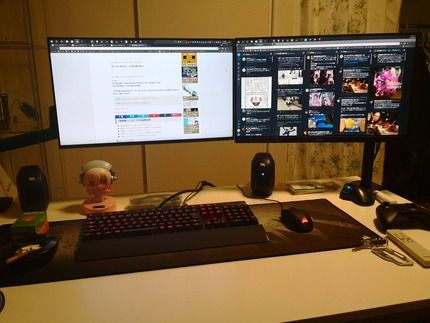 画像 おまえらのpcデスク周り Pc部屋がみたい 異世界転生まとめ速報