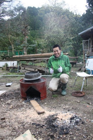 オリバー ドラム缶かまど作り : いちまいのおさらとわたしの暮らし