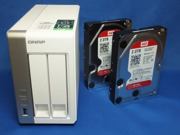 QNAP TS-231 NAS + WD RED 2TB QNAP TS-231 NAS + WD RED 2TB