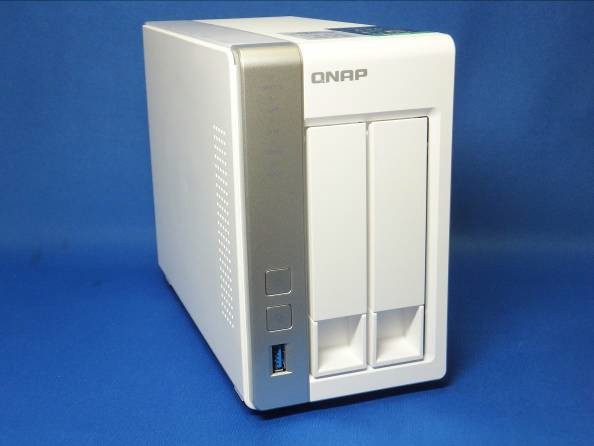 QNAP TS-231P 2ベイNAS 2TB×2 HDDつき 箱付き - PC周辺機器