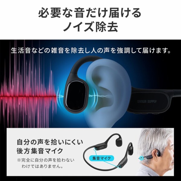耳をふさがずに『聞こえる』をサポート!骨伝導集音器 : ITライフハック 耳をふさがずに『聞こえる』をサポート!骨伝導集音器 : ITライフハック