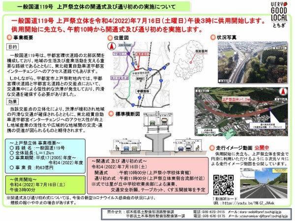 渋滞解消に期待！工事中だった国道119号の『上戸祭立体』がついに開通 ...