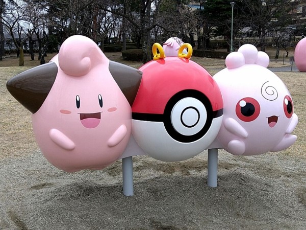 ついに完成 ポケモンが開成山公園に 開成山公園 内に開設された ラッキー公園 In こおりやまし 行ってみた こおりやま通信 福島県郡山市の地域情報サイト