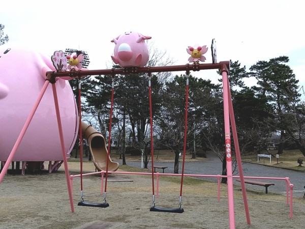 ついに完成 ポケモンが開成山公園に 開成山公園 内に開設された ラッキー公園 In こおりやまし 行ってみた こおりやま通信 福島県郡山市の地域情報サイト