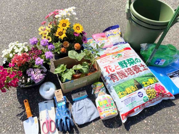 第2弾 ガタ子が挑戦 初心者でも手軽にできる家庭菜園シリーズ ひらせいホームセンター で買った苗とグッズで 野菜苗 植えと 花の寄せ植え やってみた にいがた通信 新潟県新潟市の地域情報サイト