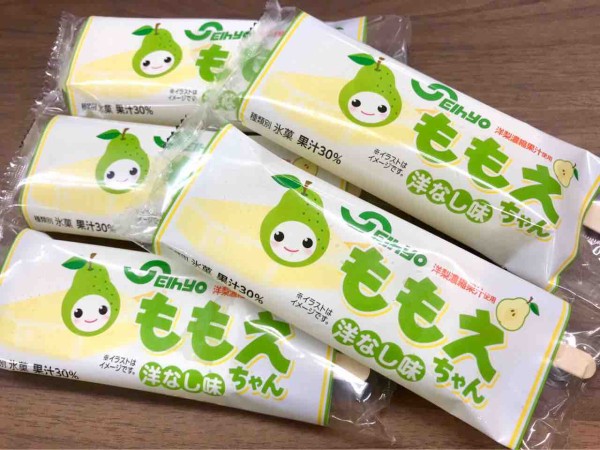 今年は 洋なし もも太郎 の仲間 ももえちゃん が新フレーバーで期間限定販売中 ももえちゃん 洋なし味 食べてみた にいがた通信 新潟県新潟市の地域情報サイト