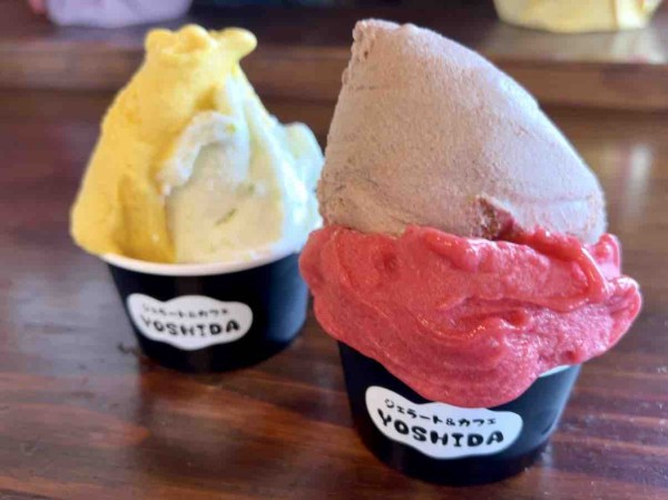 江南区丸山ノ内善之丞組字前郷にオープンした 『ジェラート&カフェ