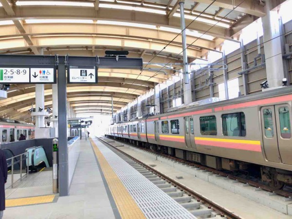 ここが新潟駅 新しくなった 新潟駅ホーム 見に行ってみた にいがた通信 新潟県新潟市の地域情報サイト