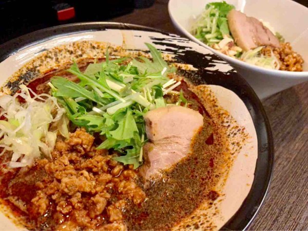 中央区米山にオープンした 麺処 担熊 たんくま で坦々麺 黒 の3辛と 汁なし の2辛食べてみた にいがた通信 新潟県新潟市の地域情報サイト