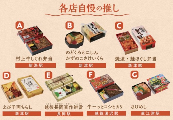 駅弁御朱印帳 貰ってめざせ駅弁コンプリート 駅弁王国 新潟の魅力が味わえるキャンペーン 越の駅弁7箇所巡り 開催中 12月4日 22年2月13日 にいがた通信 新潟県新潟市の地域情報サイト