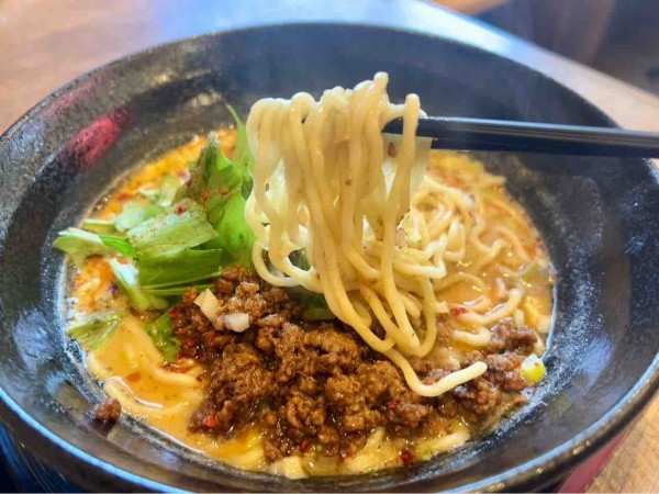 東区東中島にオープンした『茉莉蔵（MARIZO）』で『濃厚担々麺』『海老