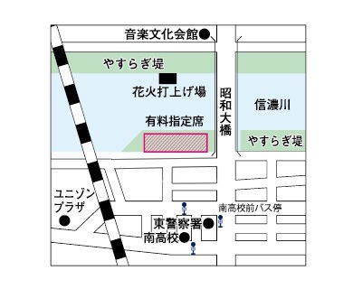 新潟まつり花火大会16 の観覧スポット調べてみた にいがた通信 新潟県新潟市の地域情報サイト