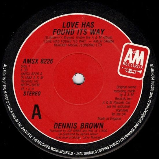 Dennis Brown-Love Has Found Its Way : It's a Romance -Zunggu