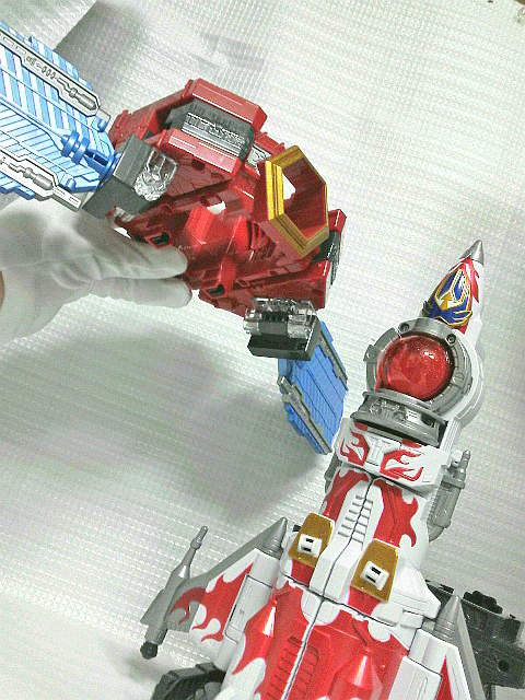 キュウレンジャー　ギガントホウオー ミニプラ ギガントホウオー を作ろう！ その2 - YOの玩具箱