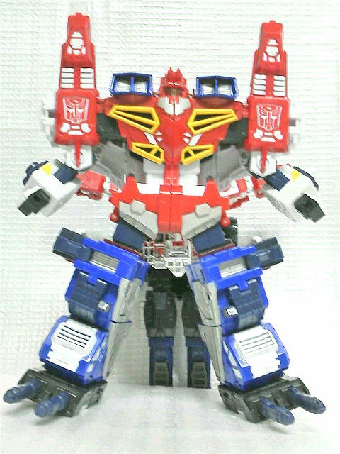 ペーパークラフト　トランスフォーマー ウイングコンボイフィギュア トランスフォーマースーパーリンク ウイングコンボイ : 玩具神殿