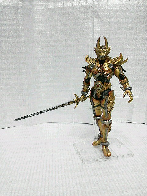 魔戒可動 黄金騎士ガロ冴島鋼牙版 武装 アクション編 玩具神殿 トイズモビーレ