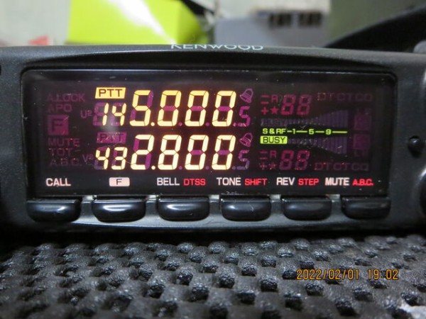 KENWOOD TM-732 点検修理完了白色LEDに交換　受信改造済み KENWOOD デュアルバンドモービル機 TM-732の修理 ーFINALー - Tomの