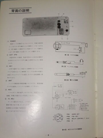 YAESU FT-201 / FT-301 TS-820 DC電源コネクター : de JA1GGQ TOKYO