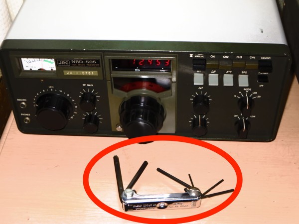 JRCの高級受信機 NRD-505 動作品です