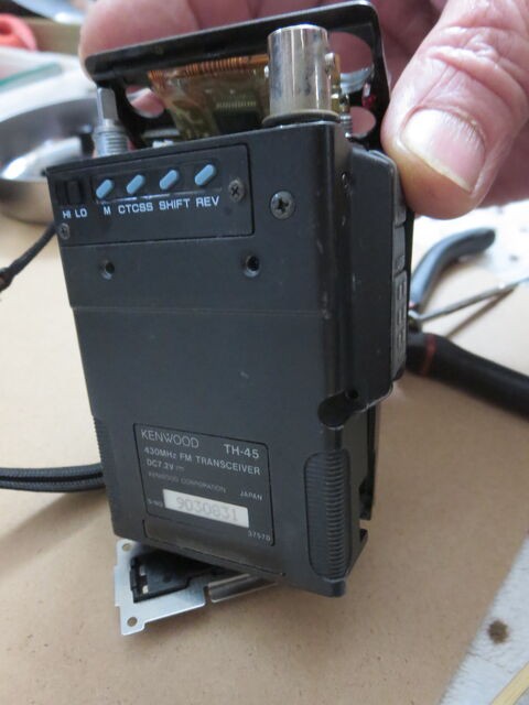 KENWOOD TH-45 分解整備 リチウム交換 受信拡張改造 : de JA1GGQ