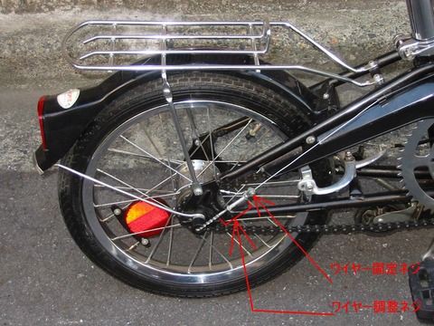スターメーアーチャー変速機のワイヤー改造 (Sturmey Archer