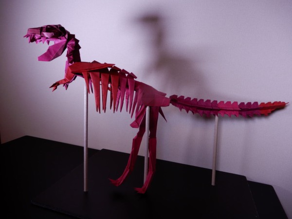 Tyrannosaurus Skeleton : The Music of Origami