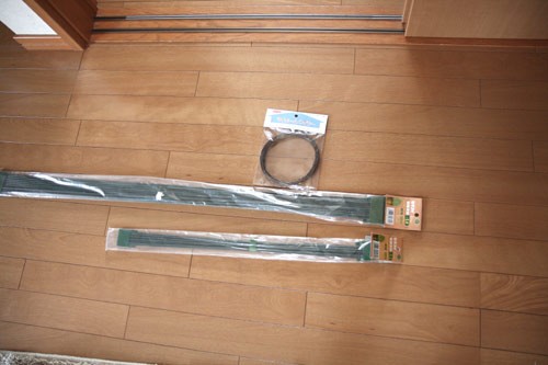 手作りで小さいオベリスク Jam Garden