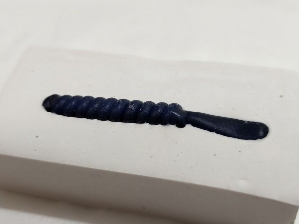 自作ワーム 型採りから流し込みへ ブログ 愛媛って田舎なん