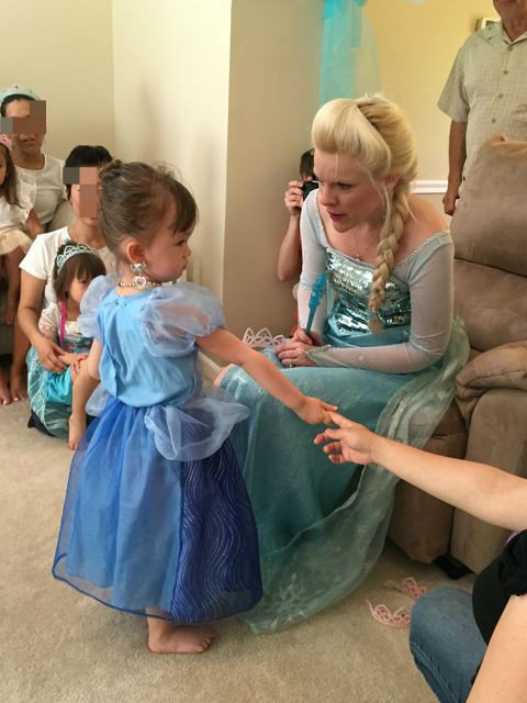 プリンセスパーティー アメリカでも 日本人 Japanese In America