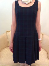 ☆スコティッシュロココガールワンピ・タータンチェック黒  