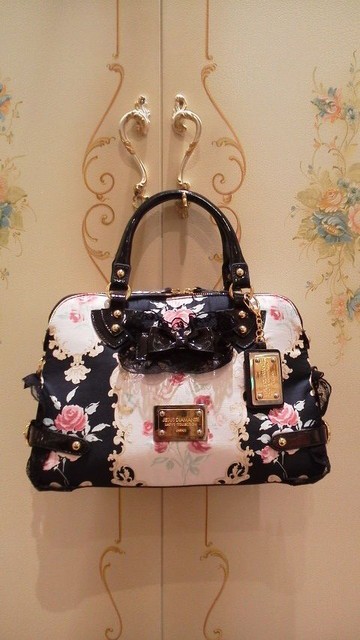JAPONドールBAG50％OFF！オーナメント柄黒人気です♡ : ジーザス