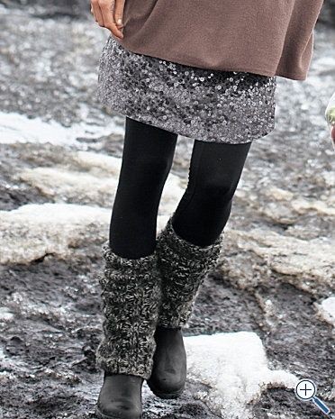 レッグウォーマー 着こなし コーディネート 冬ファッション その２ 好きです 薄い本