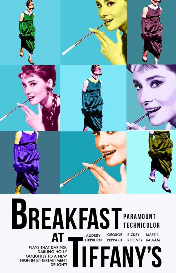 ティファニーで朝食を」 映画ポスター オードリー・ヘプバーン その１ : 好きです、薄い本