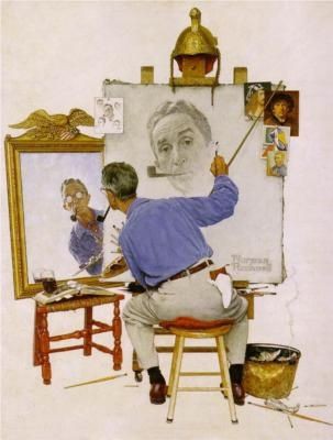 ノーマン ロックウェル Norman Rockwell 古き良きアメリカ 好きです 薄い本