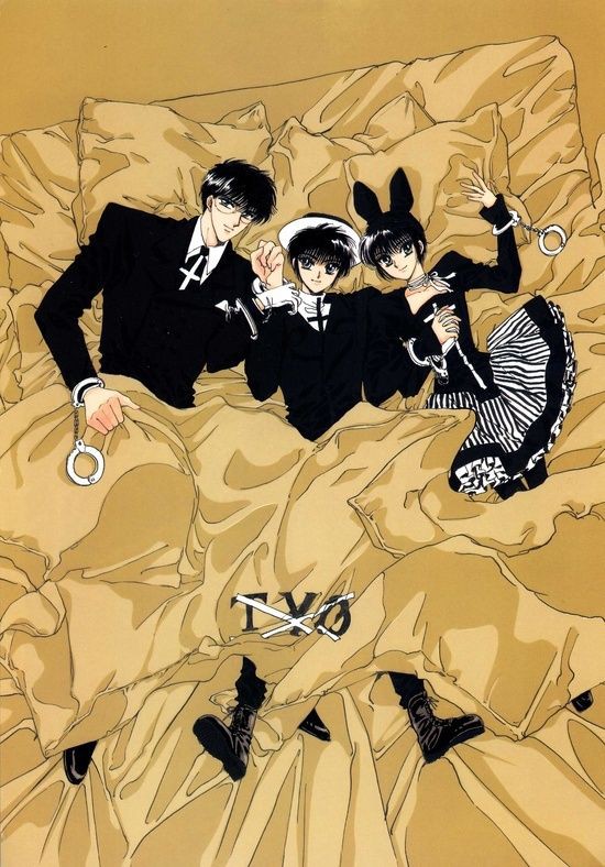 CLAMP(28)[東京BABYLON]原画展限定ポスター(昴流.星史郎.北都)