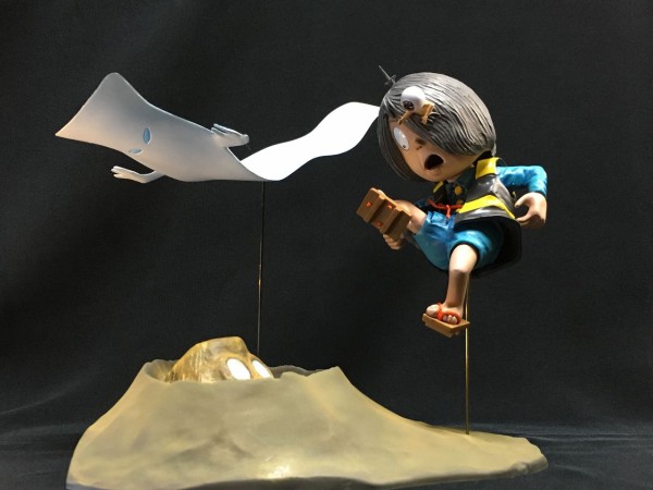 ゲゲゲの鬼太郎　プラモデル 完成品 ゲゲゲの鬼太郎 プラモデル 完成品 2個セット！童友社 ゲゲゲの鬼太郎