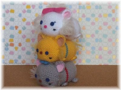 ツムツム編みぐるみ トゥルーズ ベルリオーズ じぇる ｓ クロスステッチから色々と