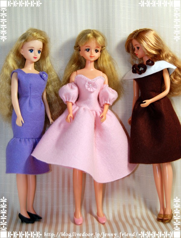 たきもとさんのフェルトドレス : 海いろの夢