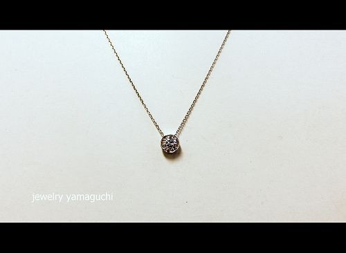 ジュエリーリフォーム ダイヤの指輪をプチネックレスへ 手作り ジュエリー山口のblog 岐阜県関市